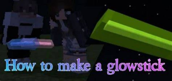 How to make glow sticks in minecraft