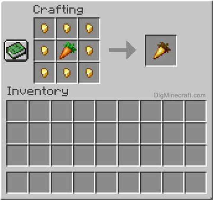 How to make golden carrots in minecraft
