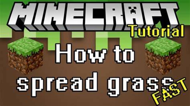 How to make grass spread minecraft