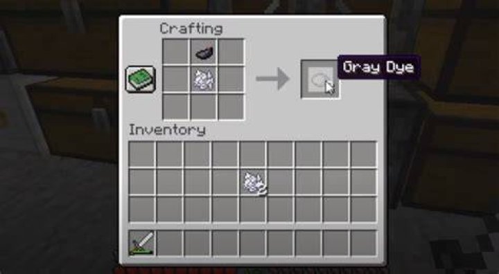 How to make gray dye in minecraft
