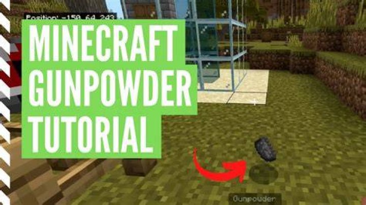 How to make gunpowder in minecraft pe