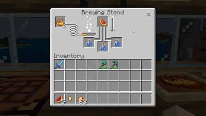 How to make healing potions minecraft