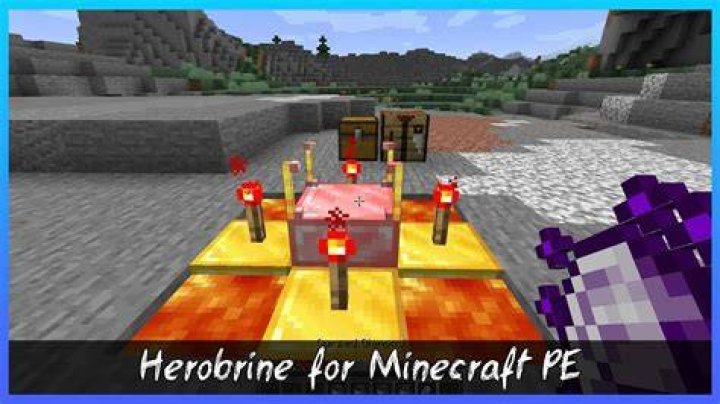 How to make herobrine in minecraft pe
