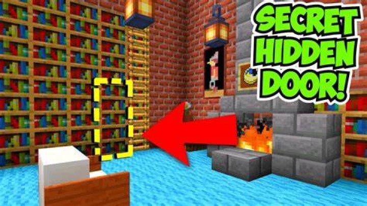 How to make hidden door in minecraft