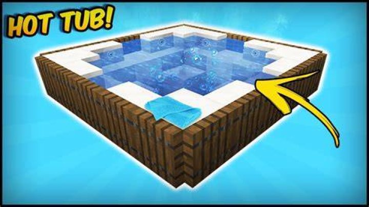 How to make hot tub in minecraft