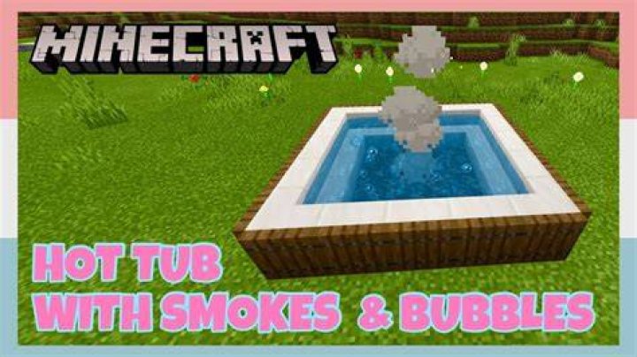 How to make hot tub minecraft