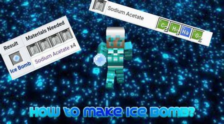 How to make ice bomb in minecraft