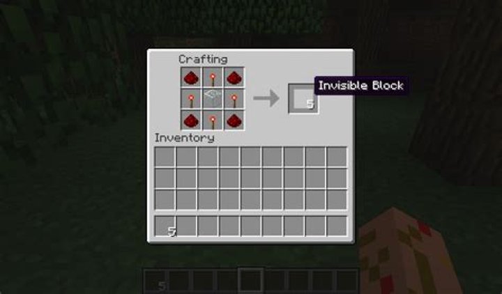 How to make invisible blocks in minecraft