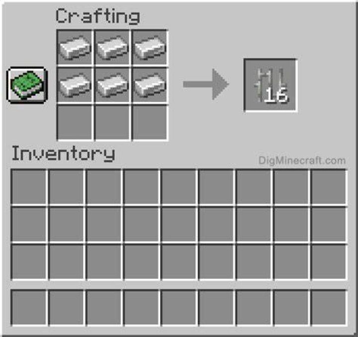 How to make iron bars in minecraft