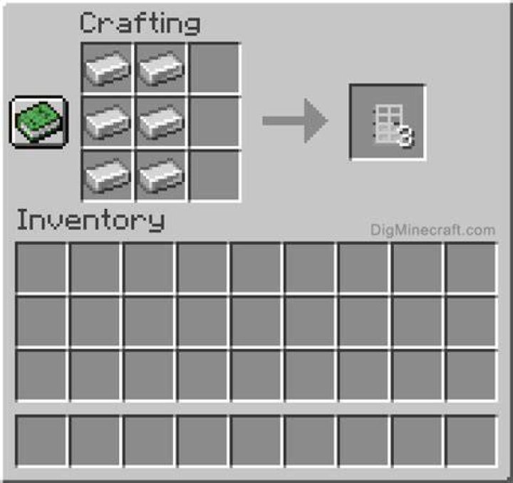 How to make iron door in minecraft