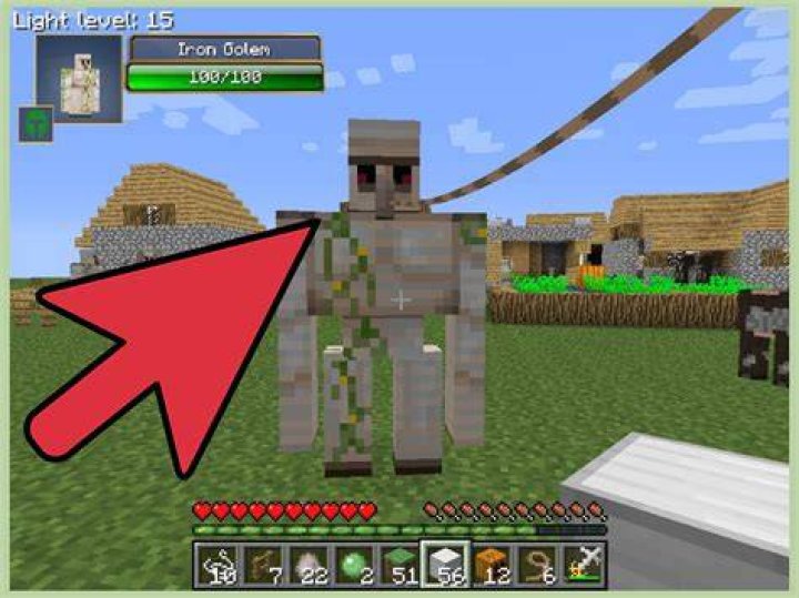 How to make iron golem in minecraft