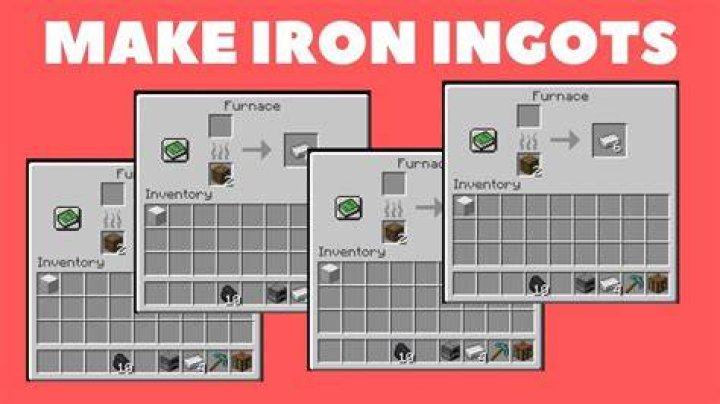 How to make iron ingots in minecraft