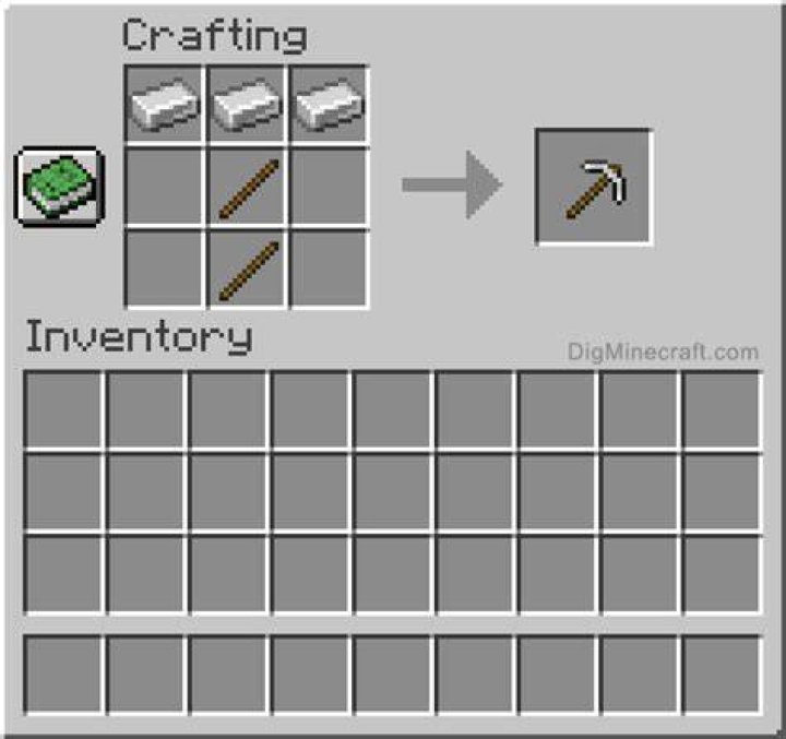 How to make iron pickaxe in minecraft