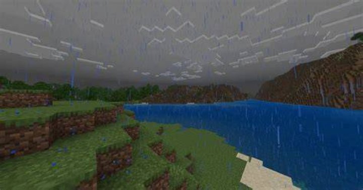How to make it rain in minecraft