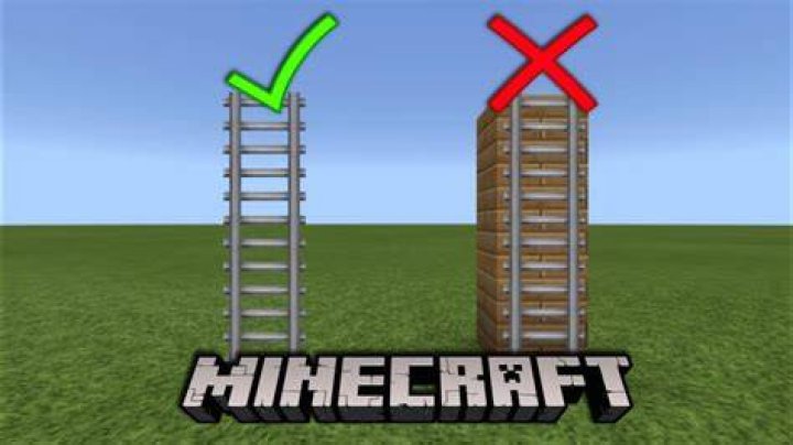 How to make ladders in minecraft pc
