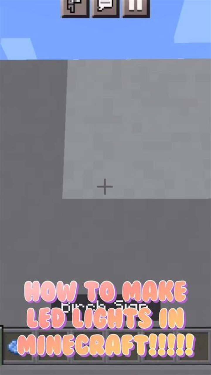How to make led lights in minecraft