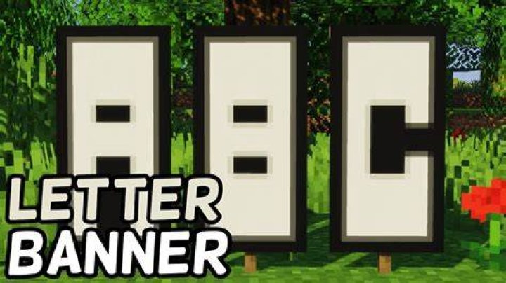 How to make letter banners in minecraft