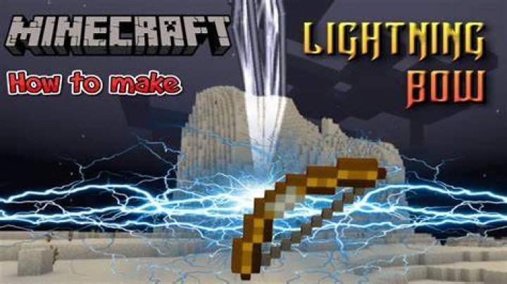 How to make lightning bow in minecraft