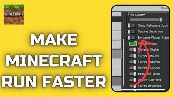 How to make minecraft java run faster