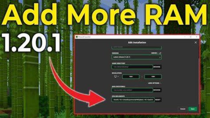 How to make minecraft use less ram