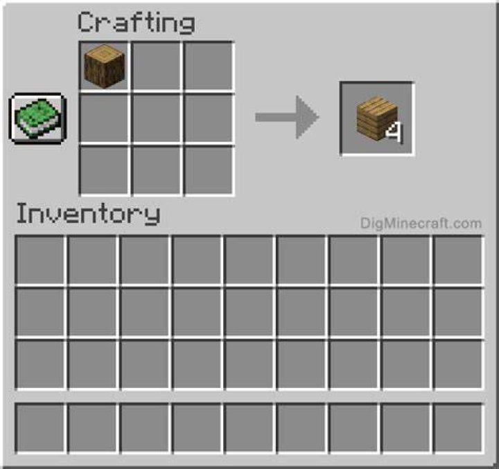 How to make oak planks in minecraft