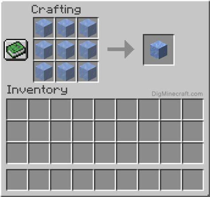How to make packed ice in minecraft