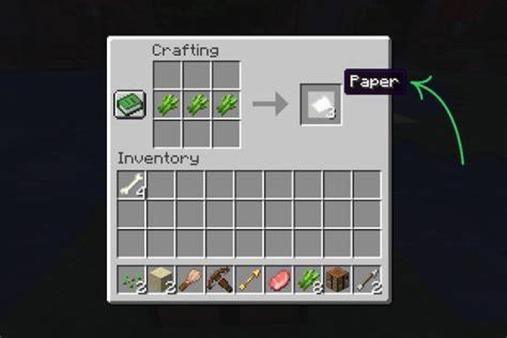 How to make paper in minecraft ps4