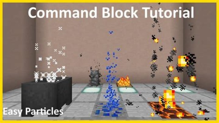 How to make particle effects in minecraft
