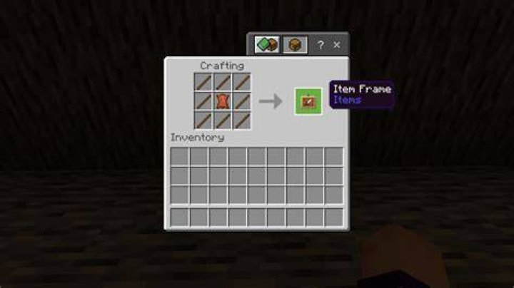 How to make picture frames in minecraft