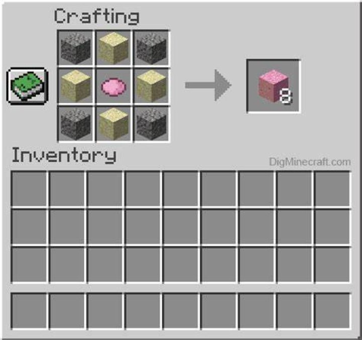 How to make pink concrete in minecraft