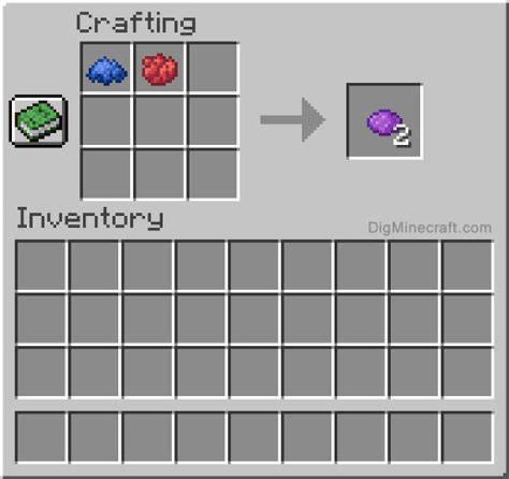 How to make purple dye in minecraft