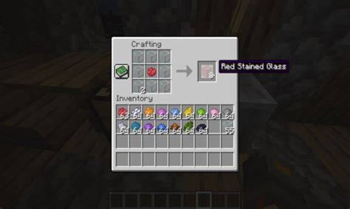 How to make red glass in minecraft