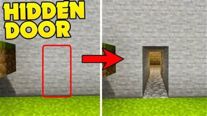 How to make secret door in minecraft
