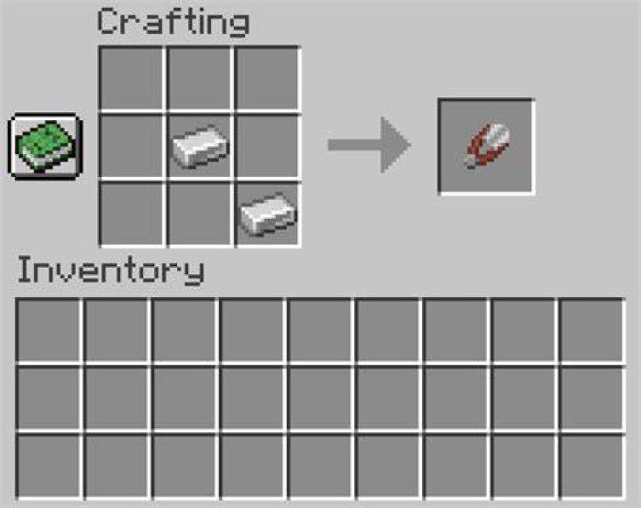 How to make shears on minecraft