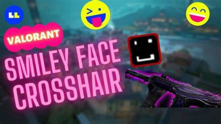 How to make smiley face crosshair valorant