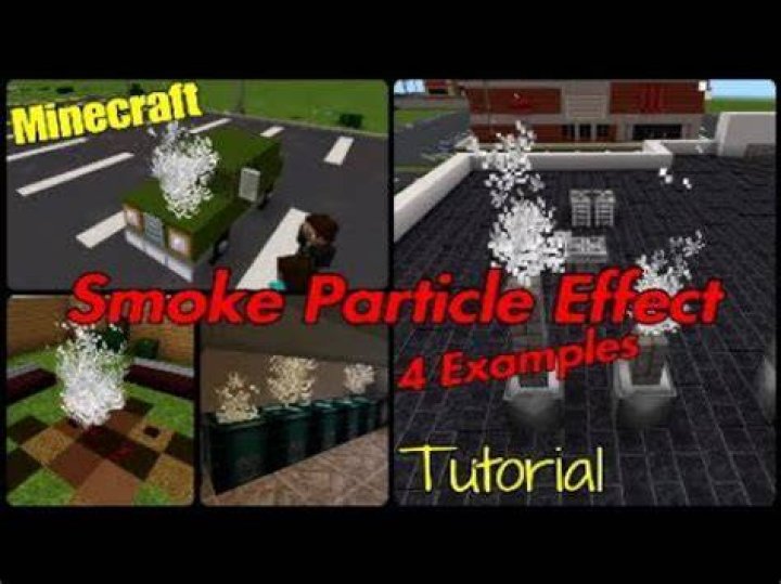 How to make smoke particles in minecraft