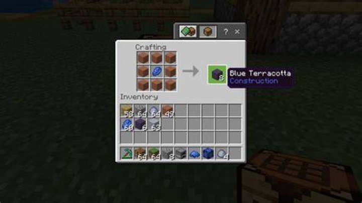 How to make stained terracotta in minecraft