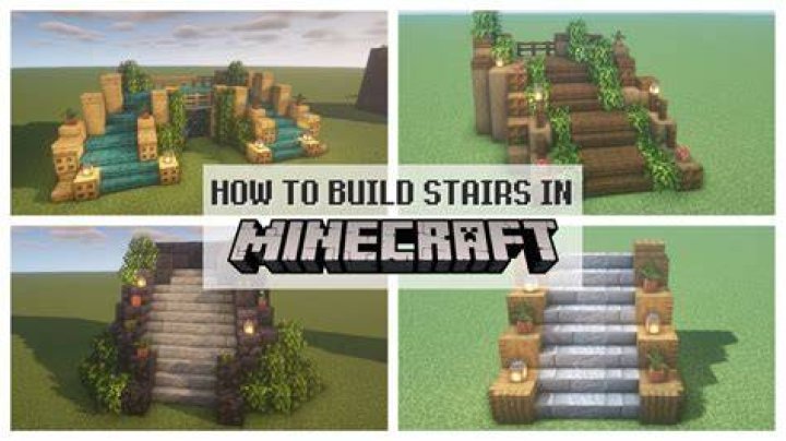 How to make stairs on minecraft