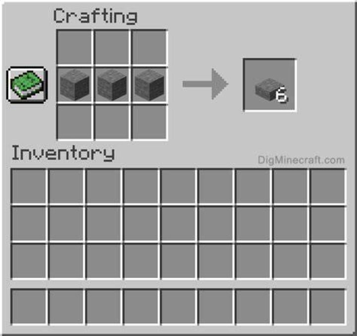How to make stone slabs in minecraft