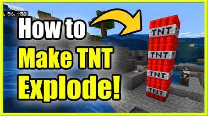How to make tnt explode in minecraft