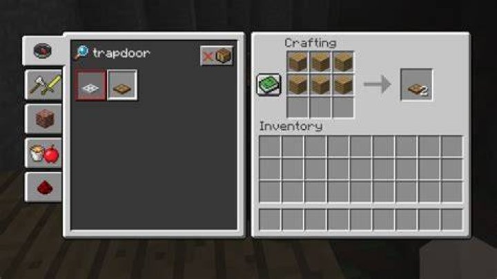 How to make trap doors in minecraft