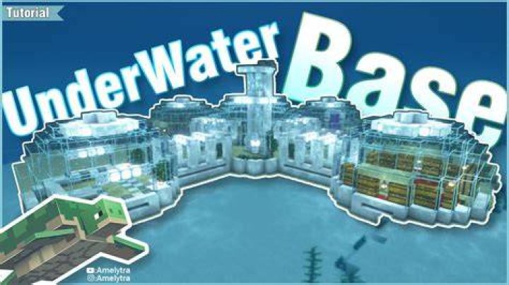 How to make underwater base minecraft