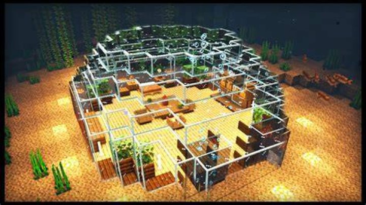 How to make underwater house minecraft