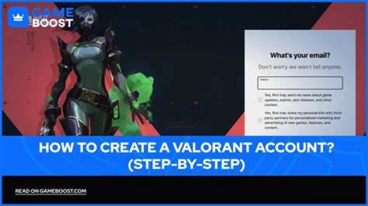 How to make valorant account