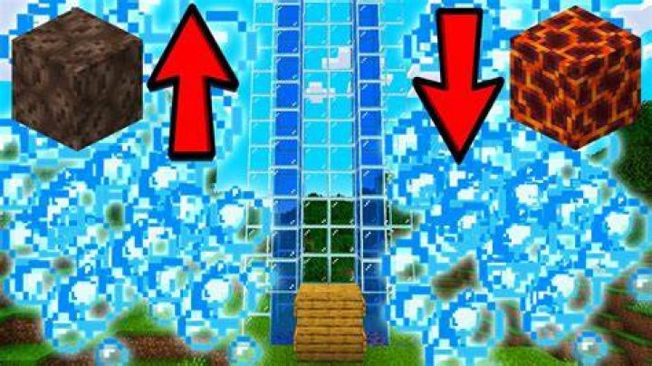 How to make water bubble in minecraft