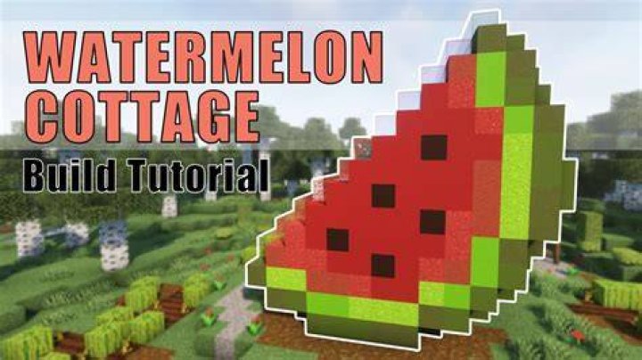 How to make watermelon in minecraft
