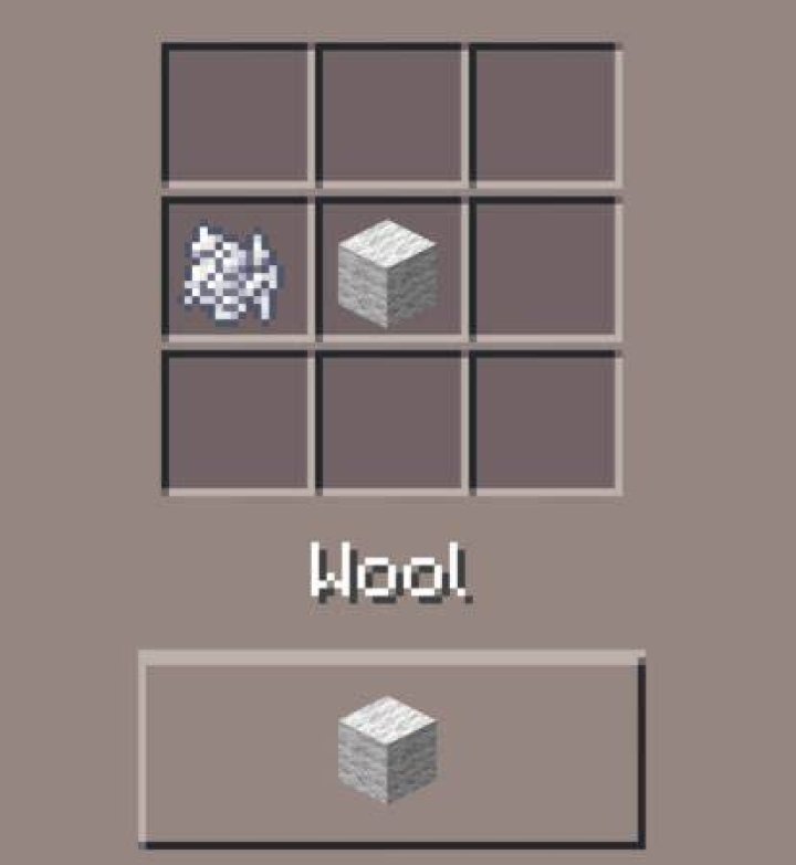 How to make white wool in minecraft
