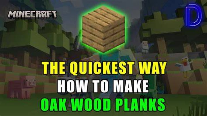 How to make wooden planks in minecraft