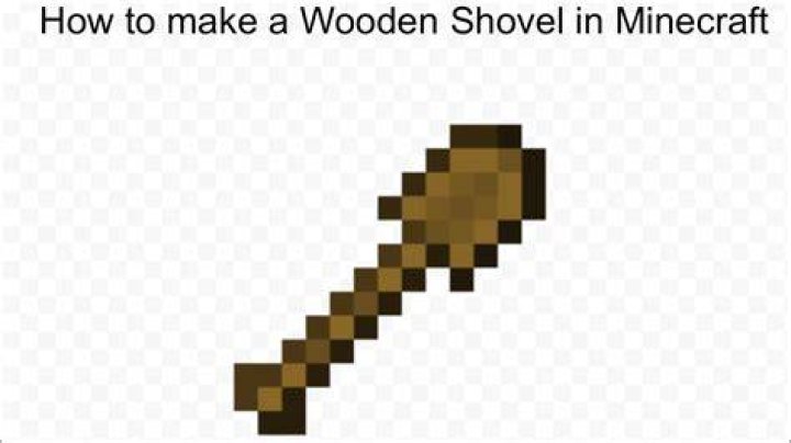How to make wooden shovel in minecraft