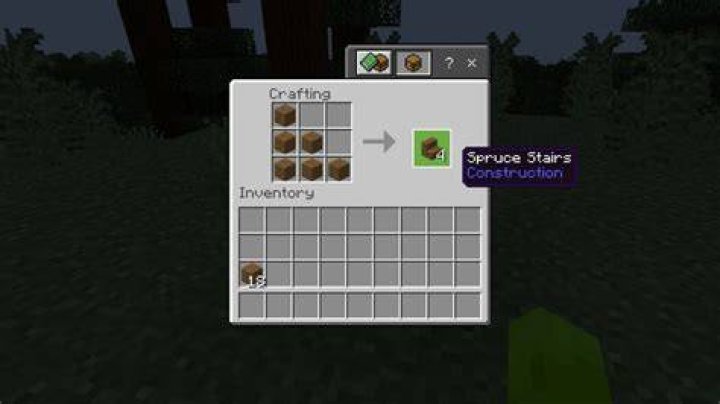 How to make wooden stairs in minecraft